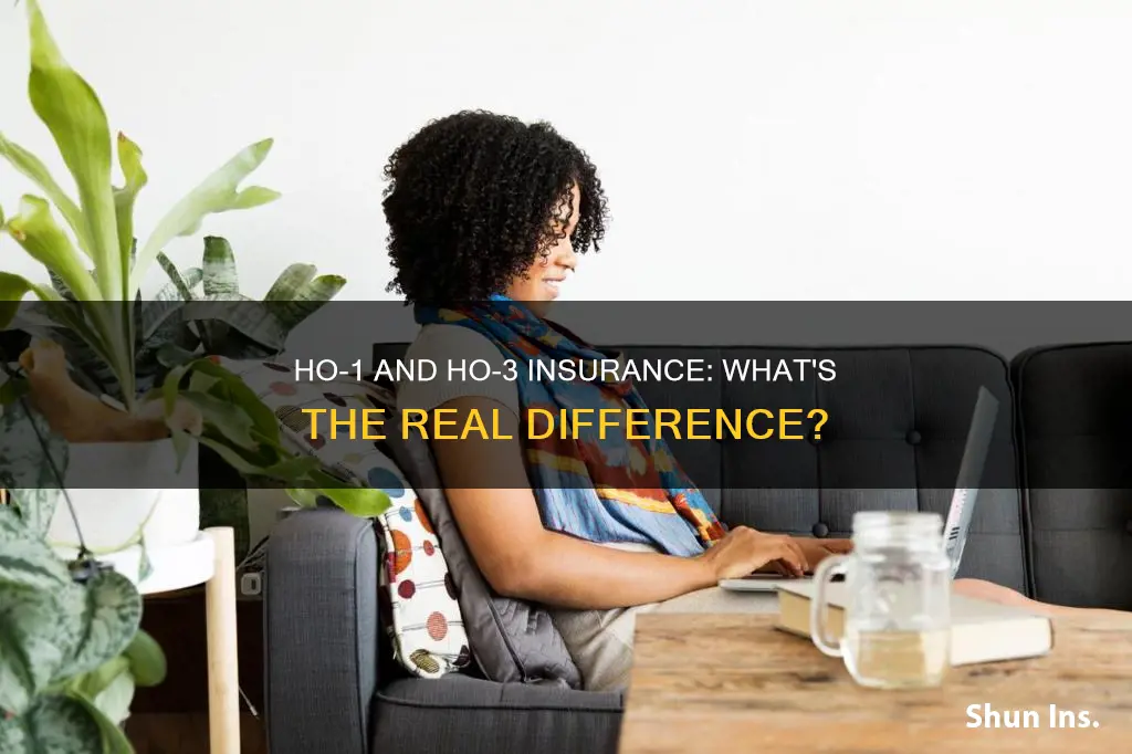 what is difference in ho-1 and ho-3 insurance