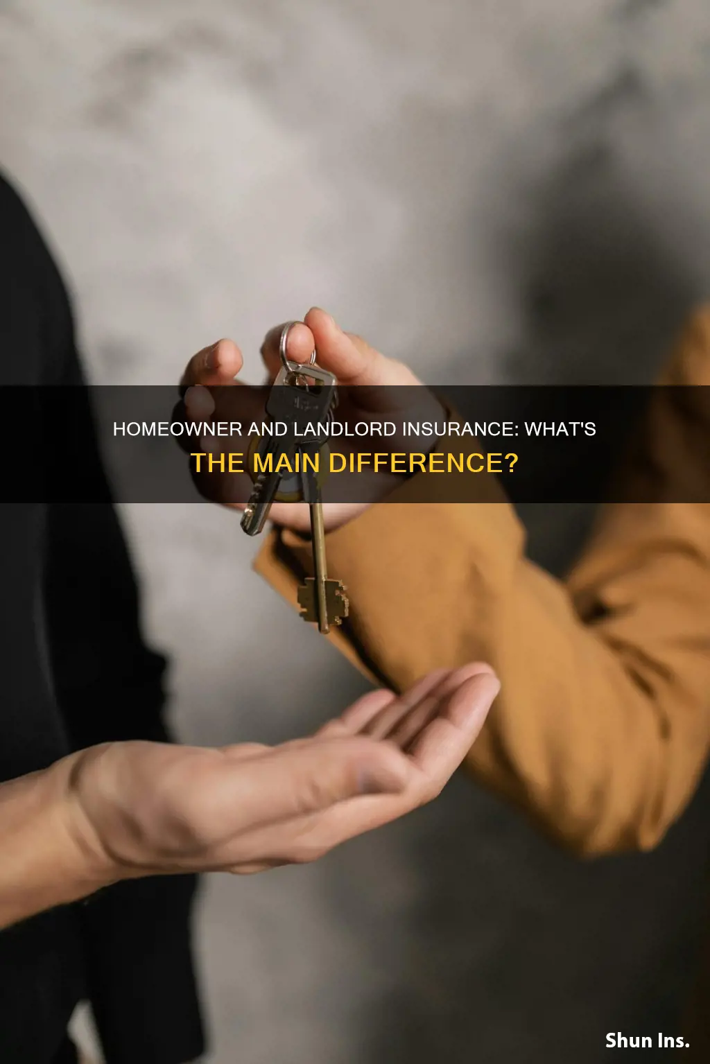 what is different homeowner and landlord insurance