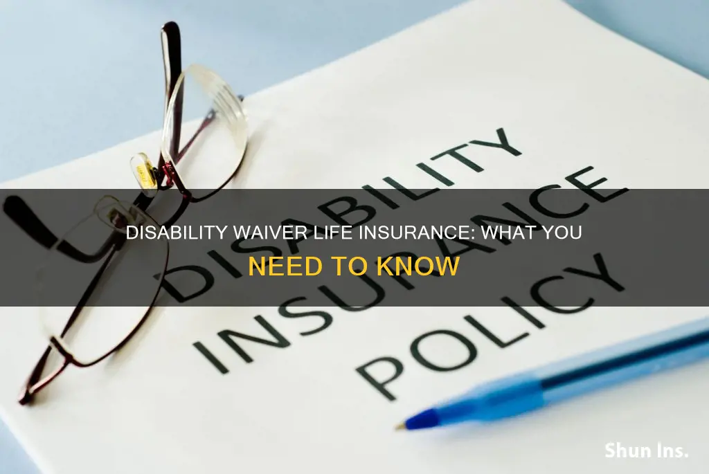 what is disability waiver life insurance