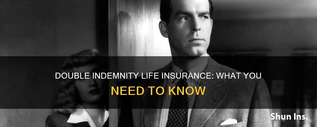 what is double indemnity life insurance