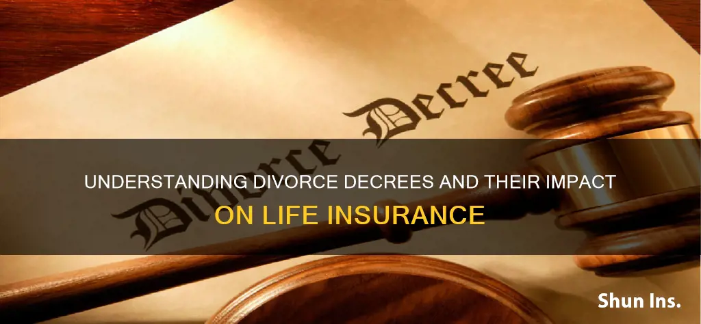 what is dovrce decee in life insurance