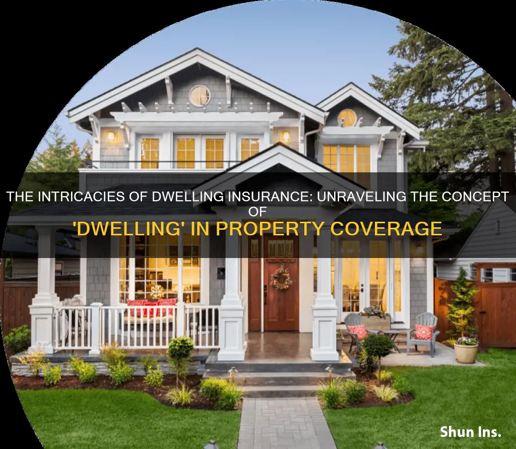 what is dwelling in insurance terms