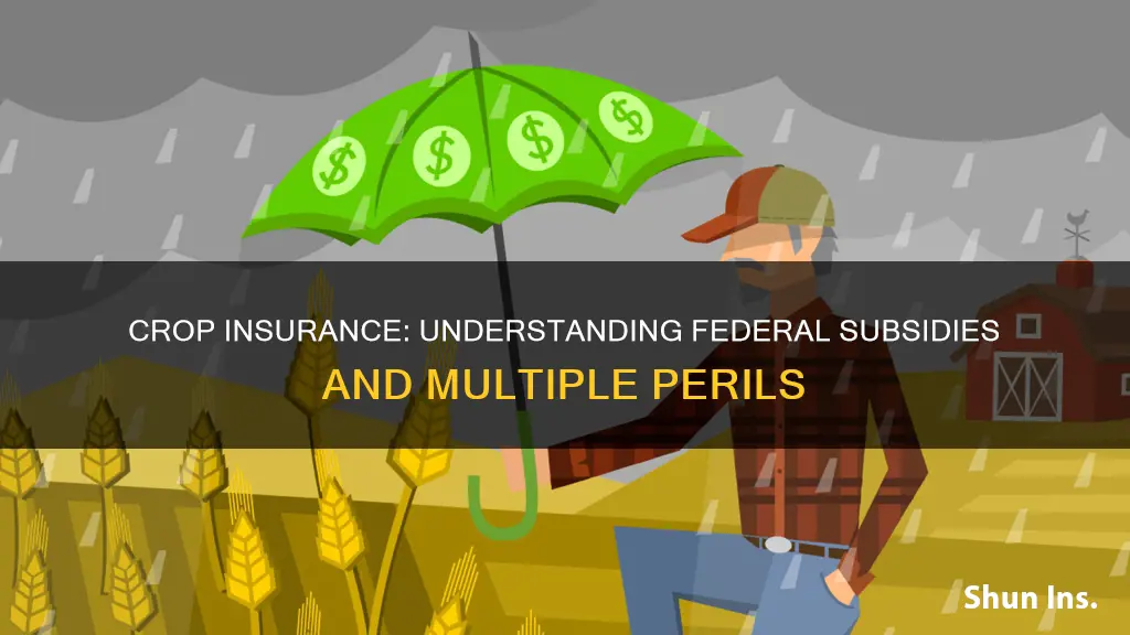 what is federally subsidized multiple-peril crop insurance