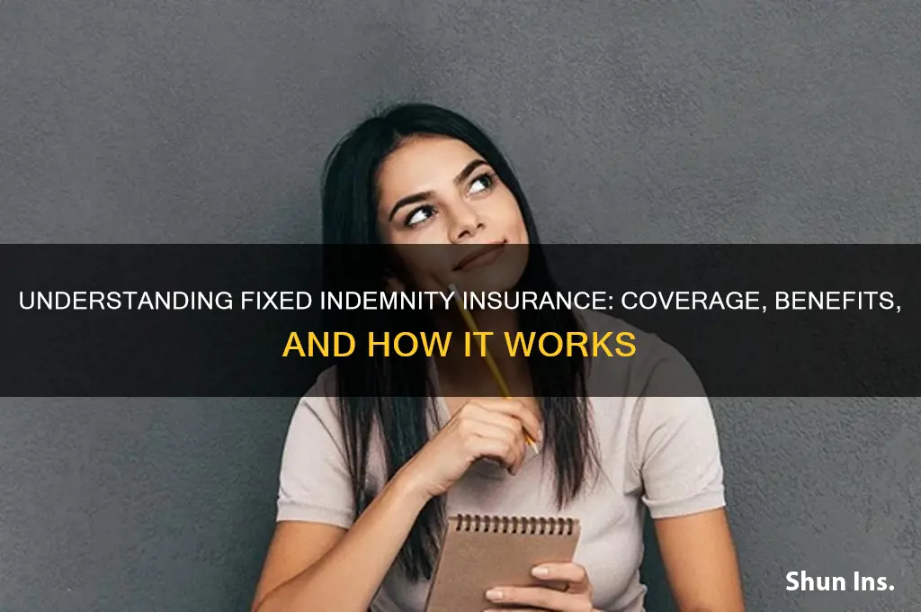 what is fixed indemnity insurance