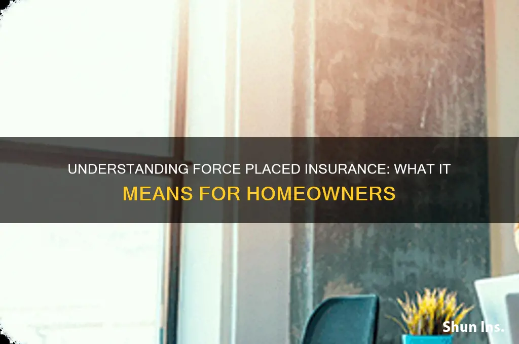 what is force placed insurance