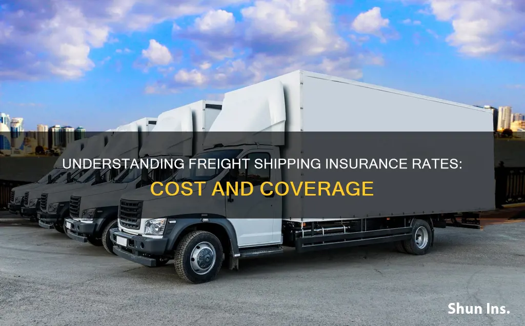 what is freight shipping insurance rate