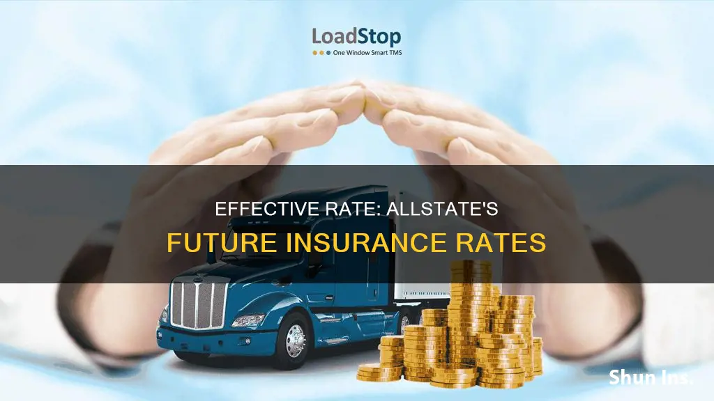 what is future effective rate for allstate insurance