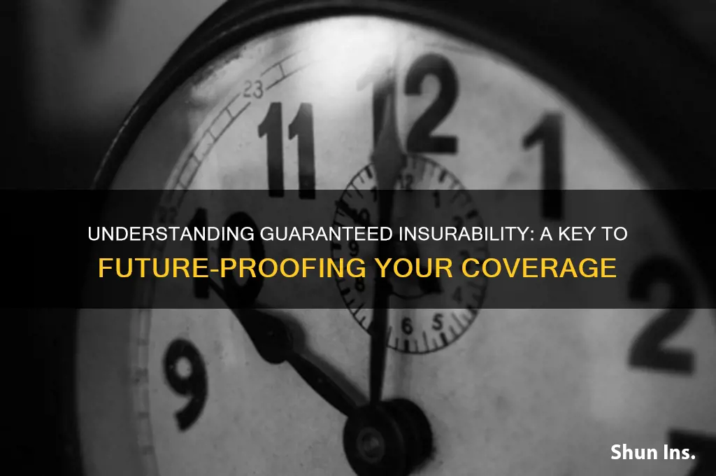 what is guaranteed insurability