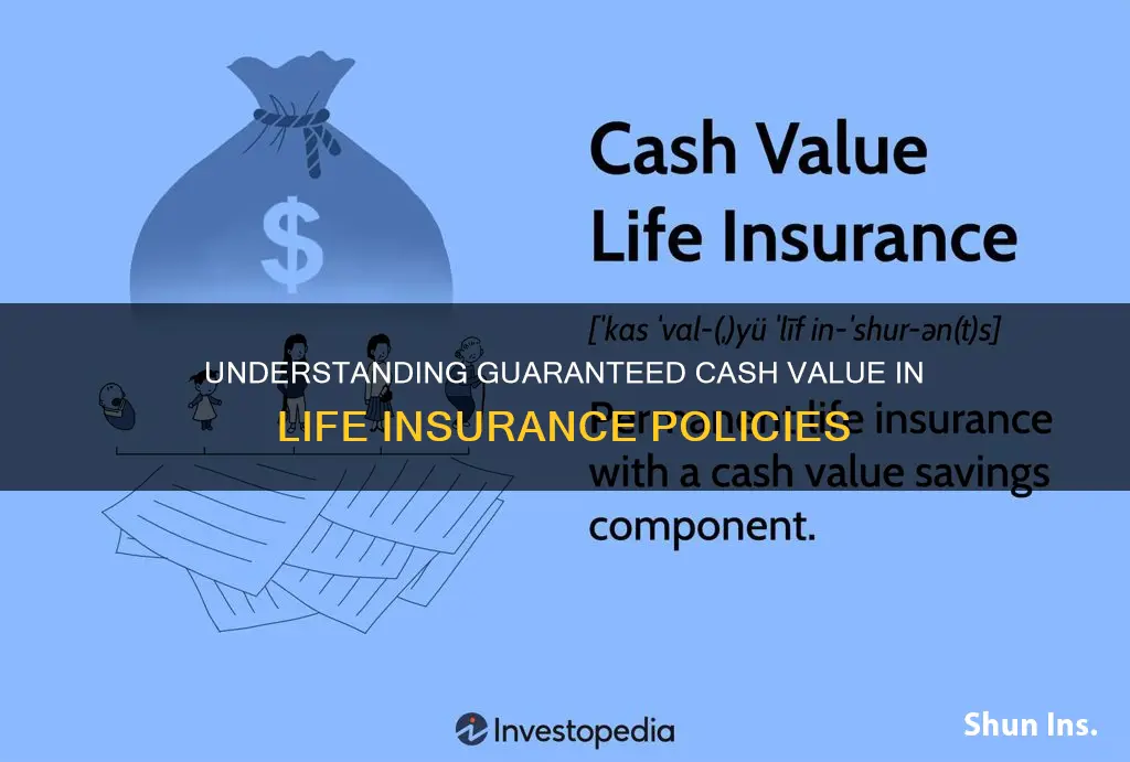 what is guranteed cash value on life insurance