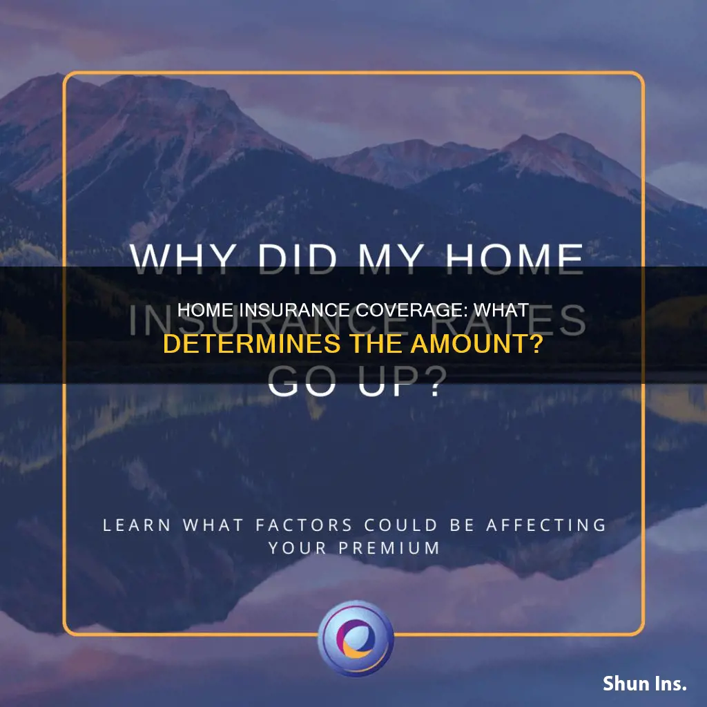 what is homeowners insurance coverage amount based on