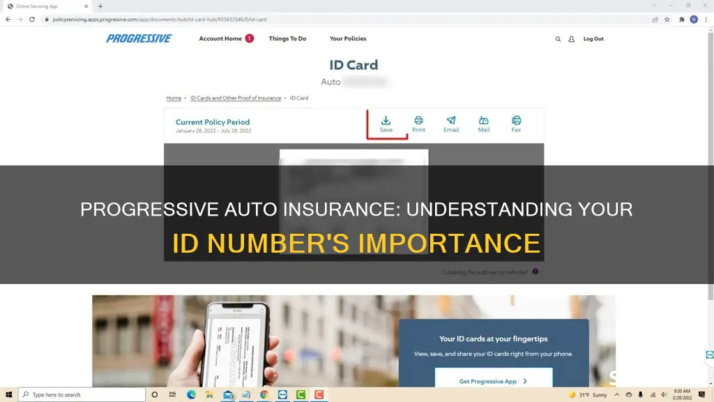 what is id number for progressive auto insurance