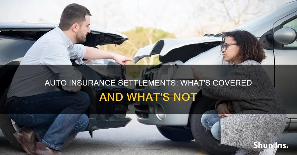 what is included in auto insurance settlement