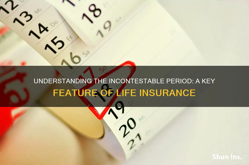 what is incontestable period in life insurance