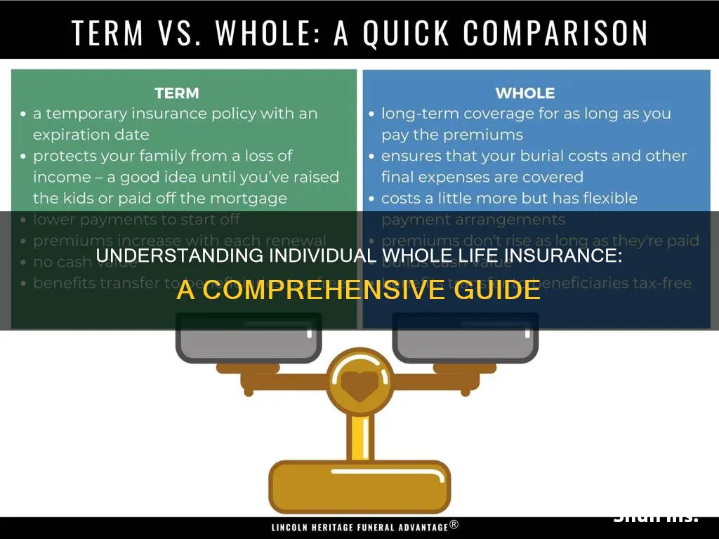 what is individual whole life insurance