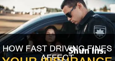 what is insurance affect percentage for fast driving fine