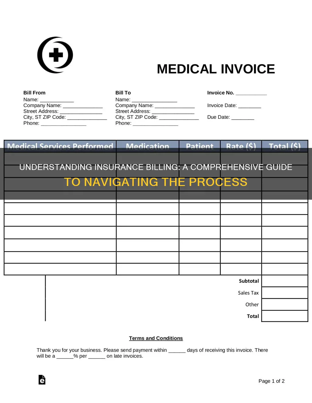 what is insurance billing in formation