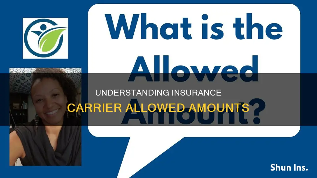 what is insurance carrier allowed amount