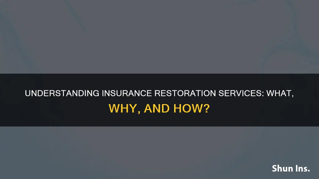 what is insurance restoration services
