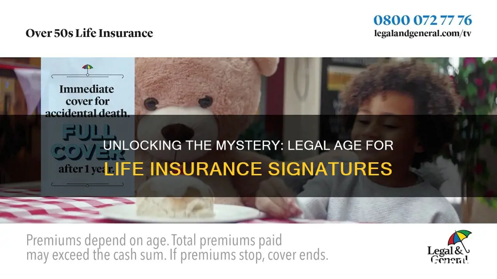 what is legal age to sign a life insurance