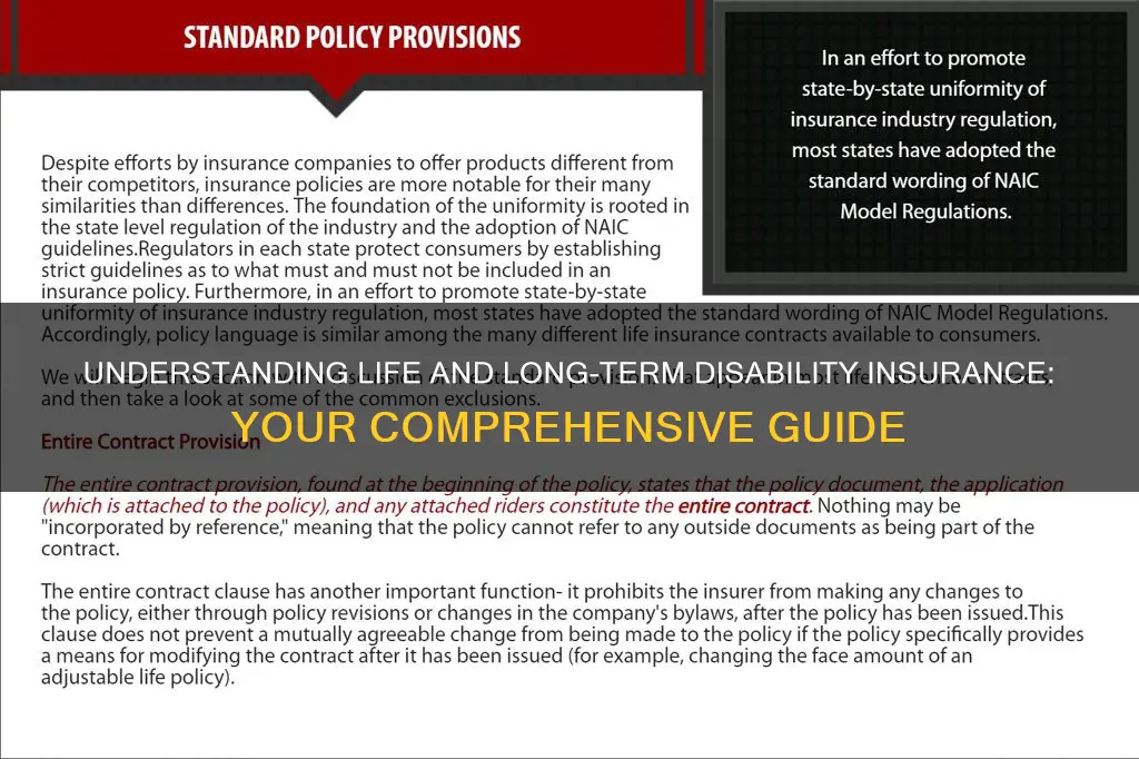 what is life and long term disability insurance