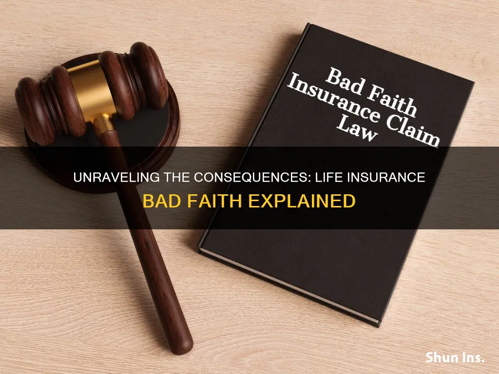 what is life insurance bad faith