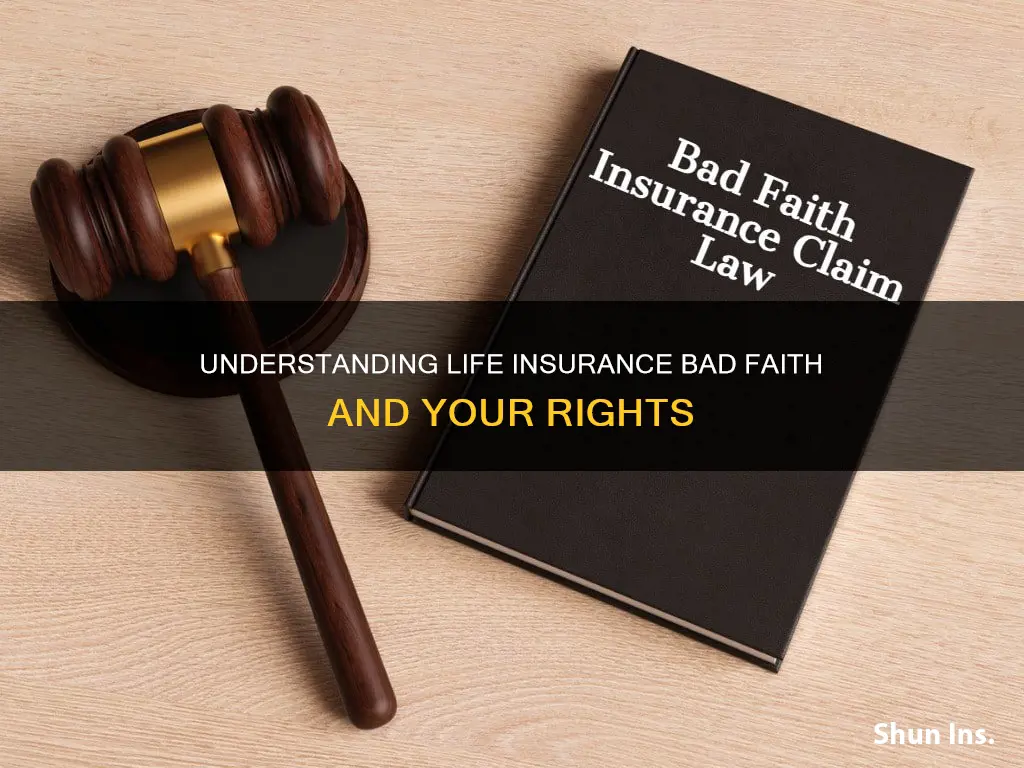what is life insurance bad faith