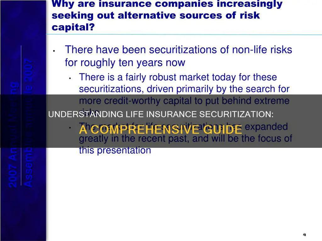 what is life insurance securitization