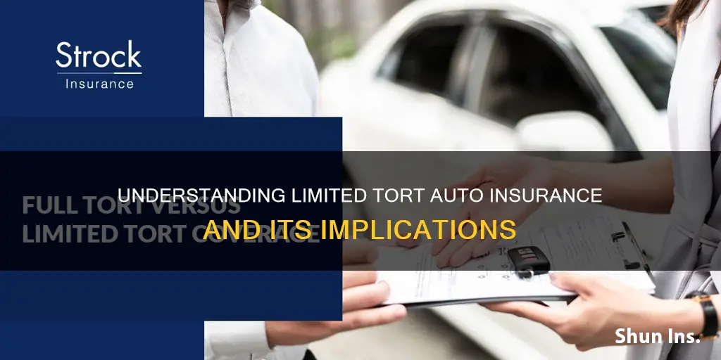 what is limited tort auto insurance