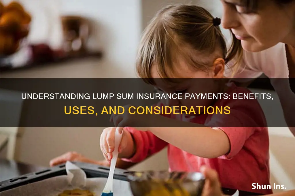 what is lump sum in insurance
