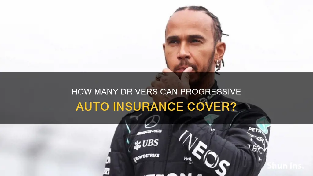 what is maximum number of drivers on progressive auto insurance