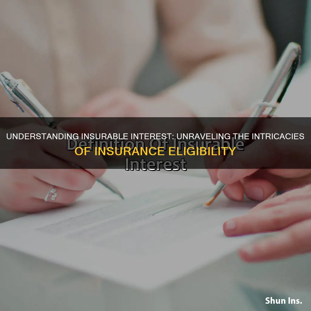 what is meant by the term insurable interest