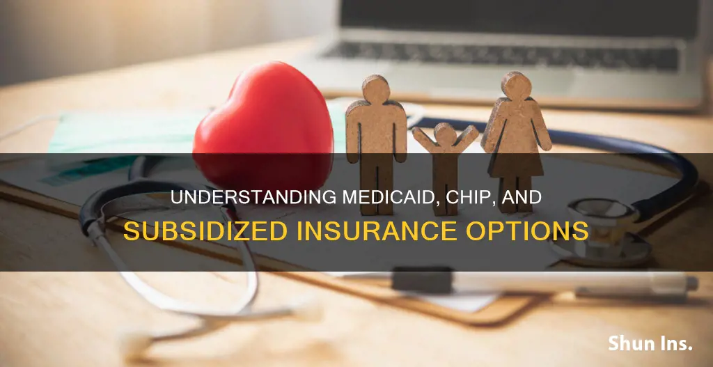 what is medicaid chip or subsidized insurance