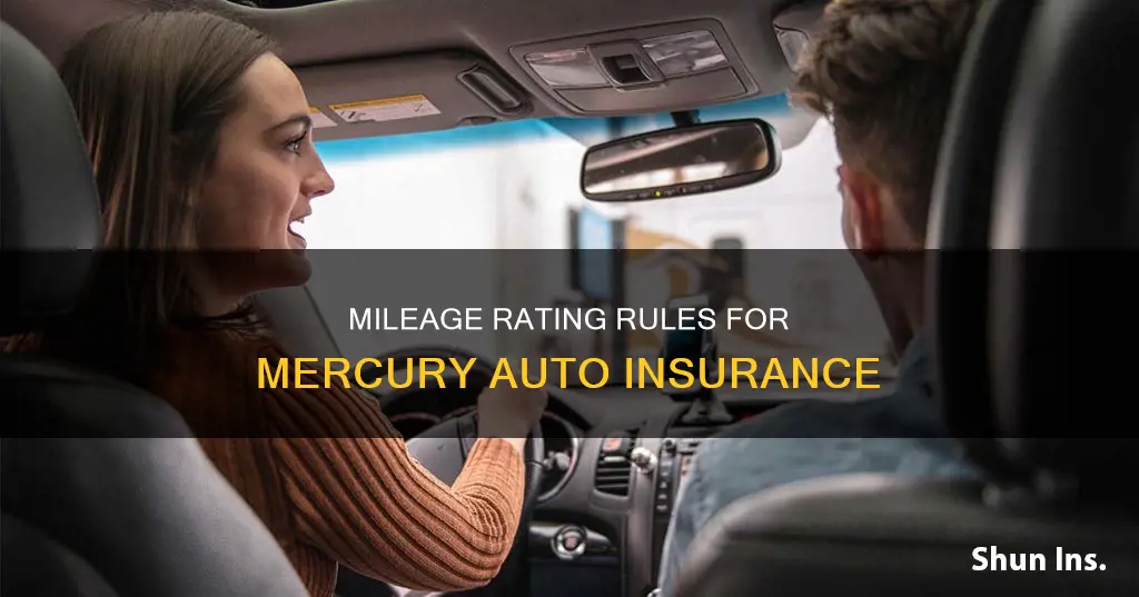 what is mercury auto insurance rating rules for mileage