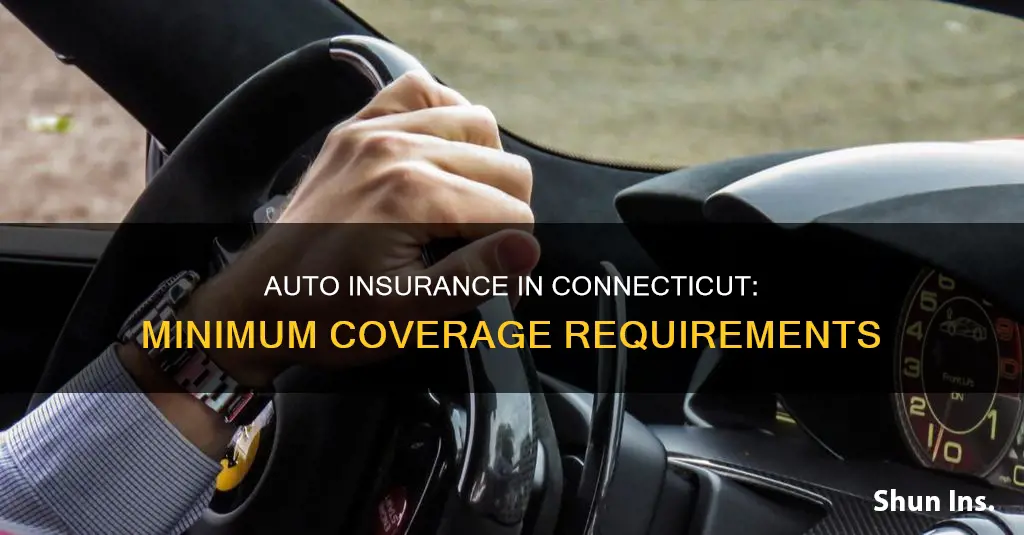 what is minimum auto insurance coverage in Connecticut