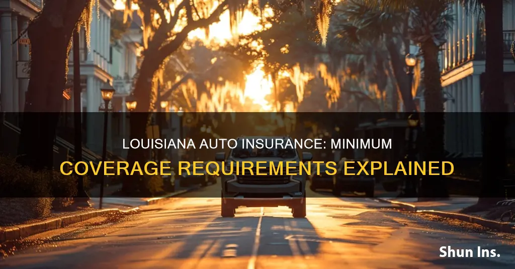 what is minimum auto insurance coverage in louisiana