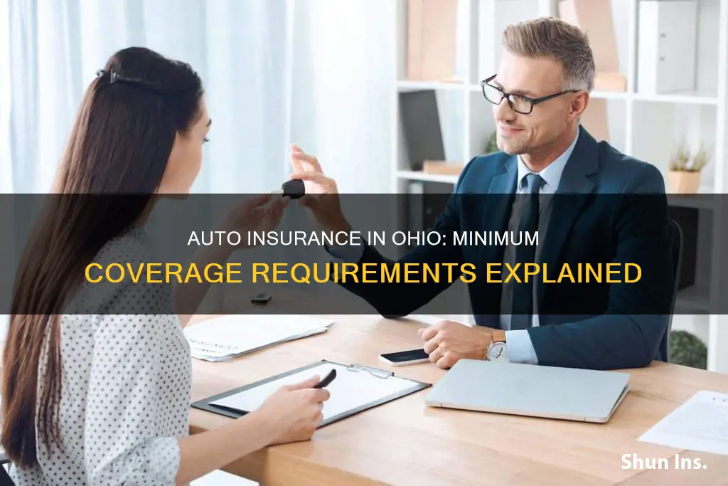 what is minimum coverage for auto insurance in Ohio