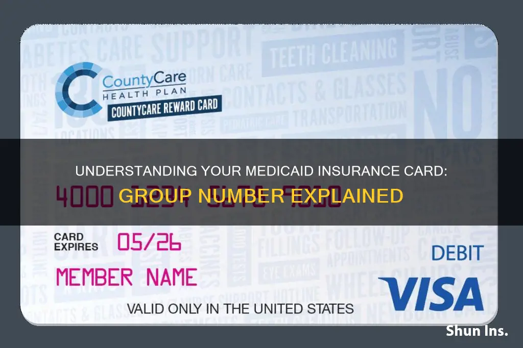 what is my group number on my insurance card medicaid