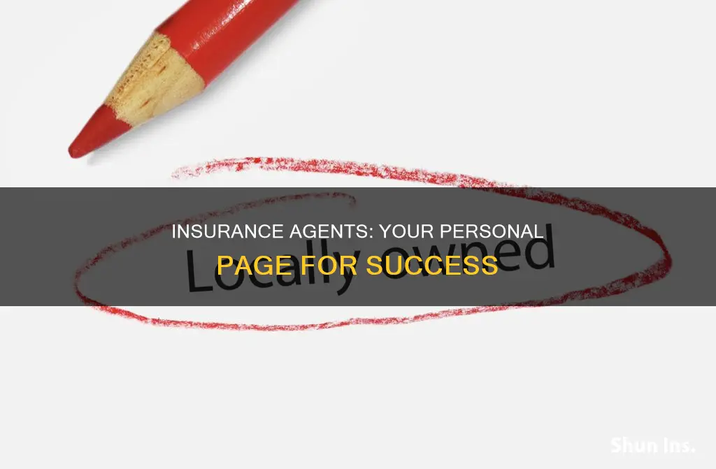 what is my page for insurance agents
