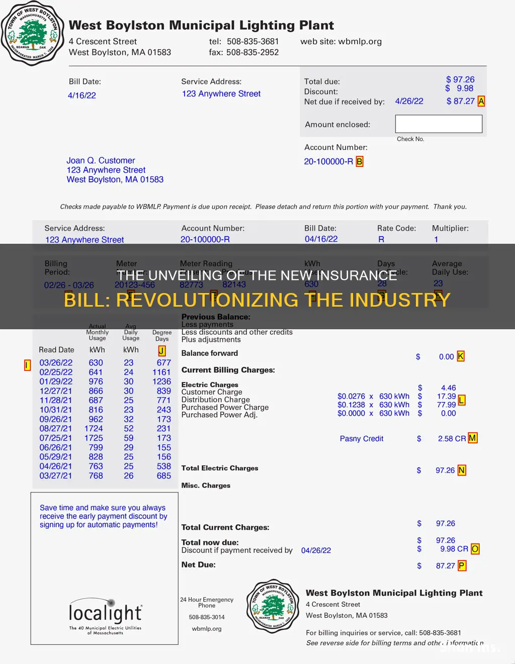 what is new insurance bill