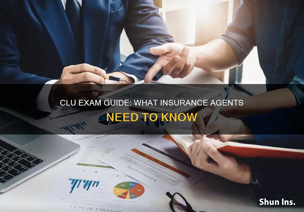 what is on the insurance agent clu exam