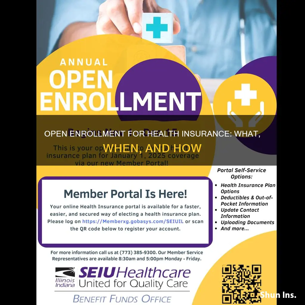 what is open enrollment for healty insurance