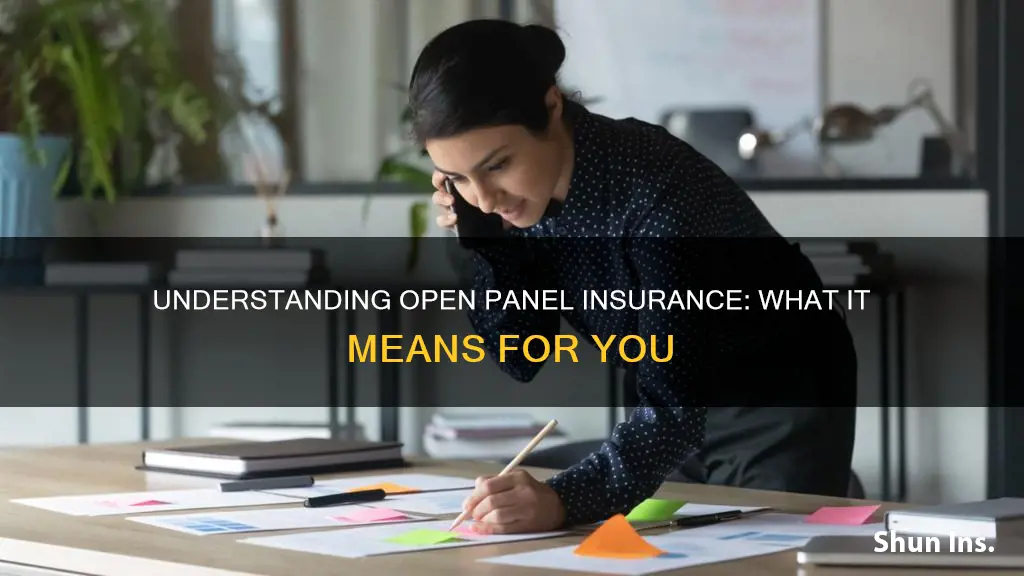 what is open panel with insurance