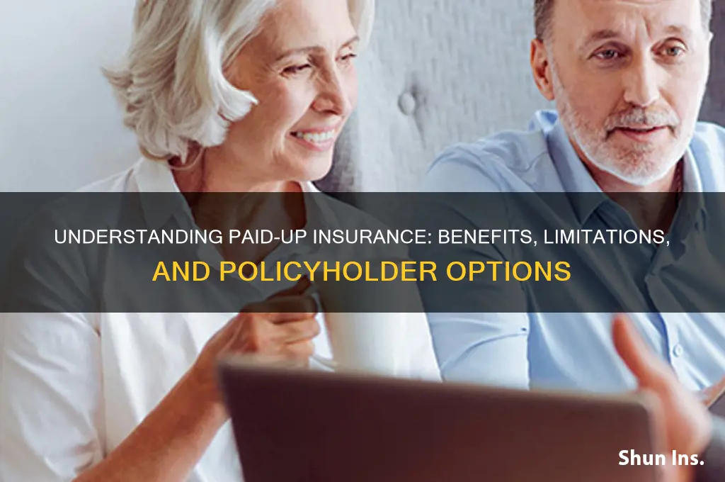 what is paid up insurance