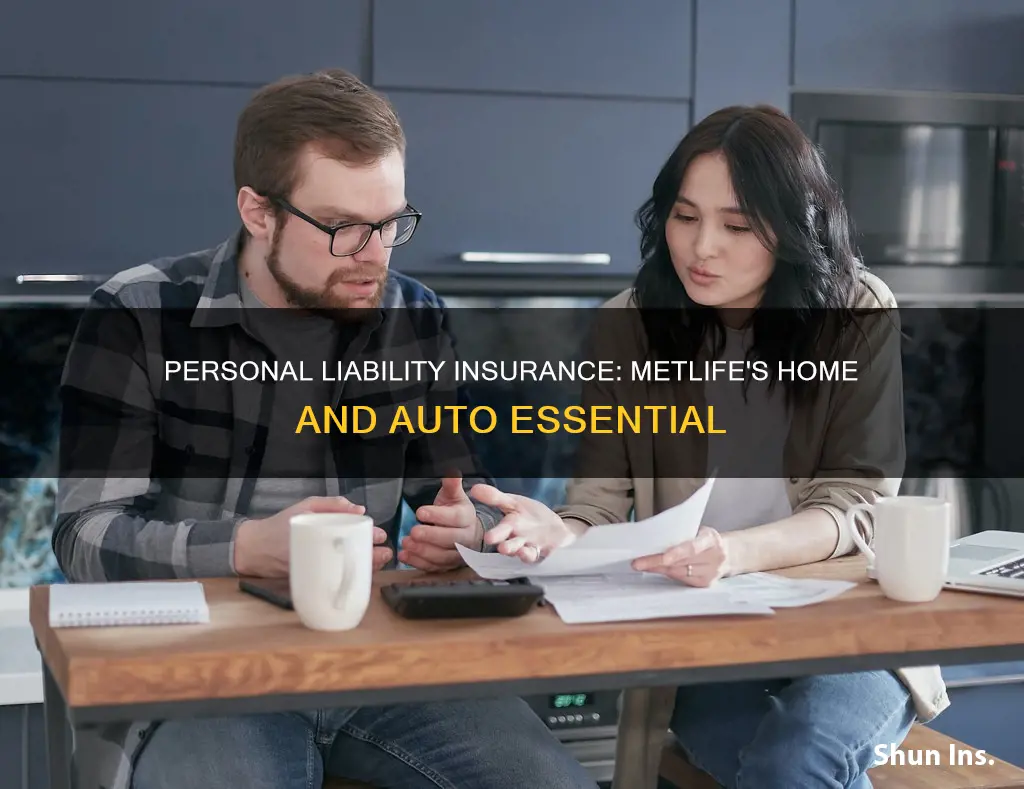 what is personal liability insurance for metlife home & auto