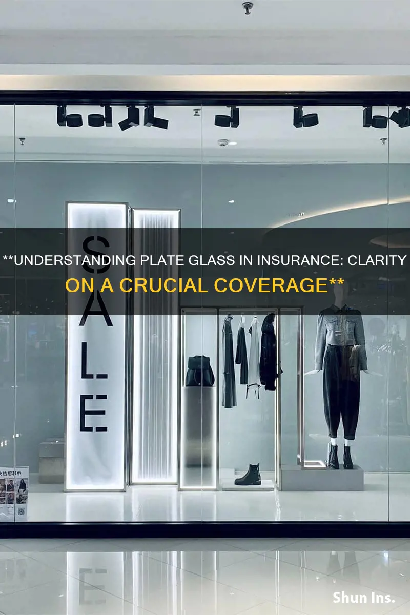 what is plate glass in insurance terms