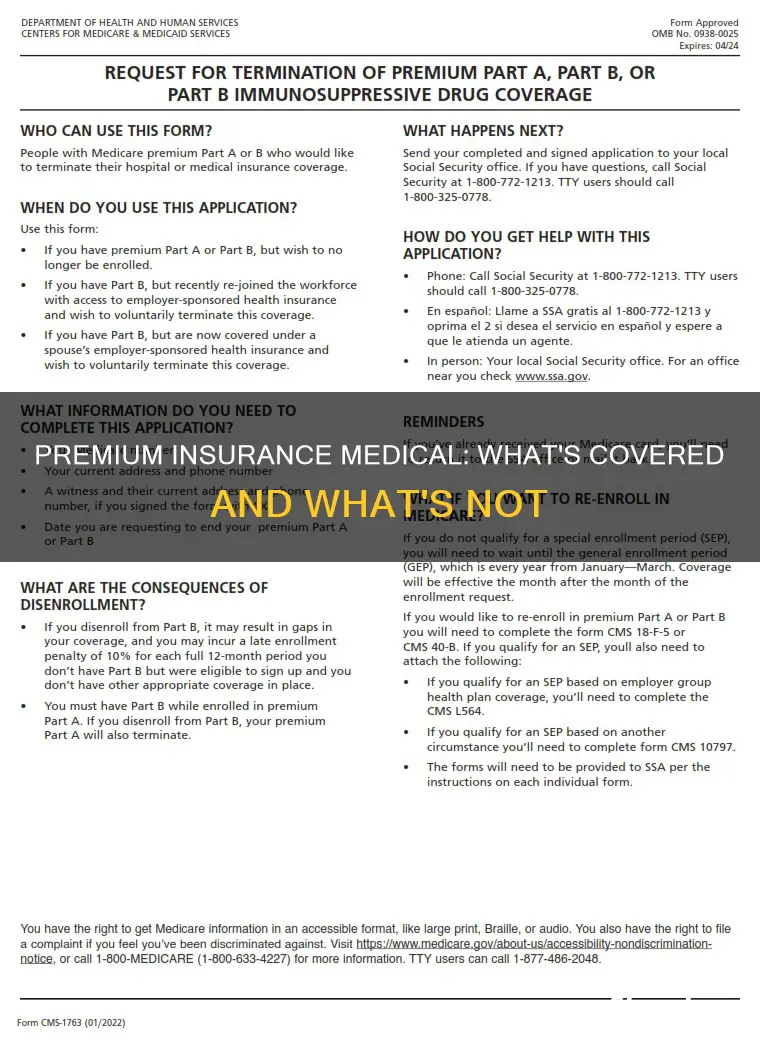 what is premium insurance medical