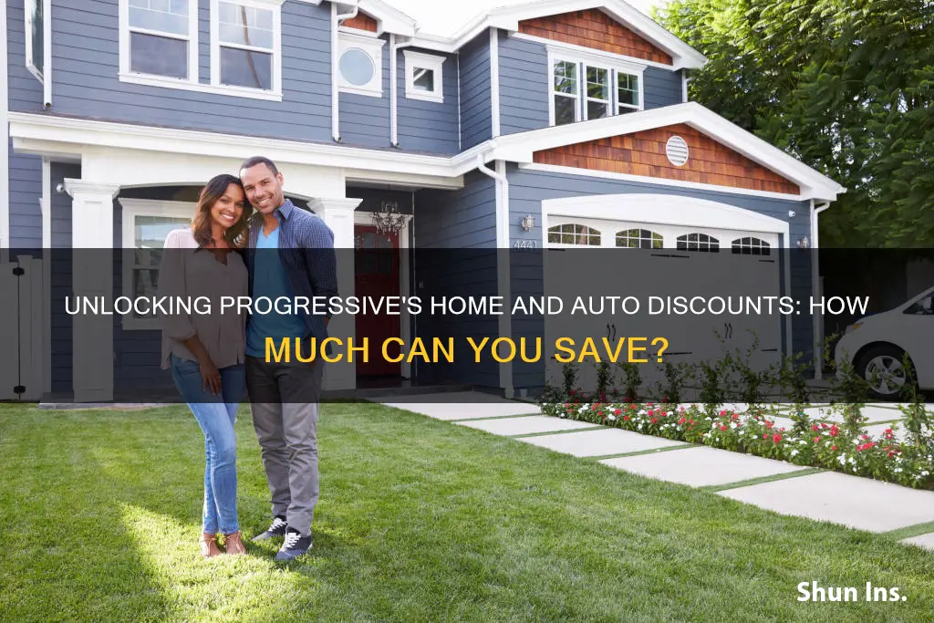 what is progressive insurance discount amount for home and auto