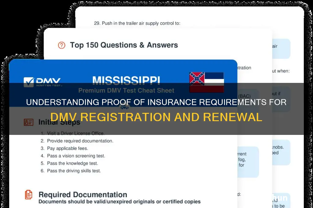 what is proof of insurance for dmv