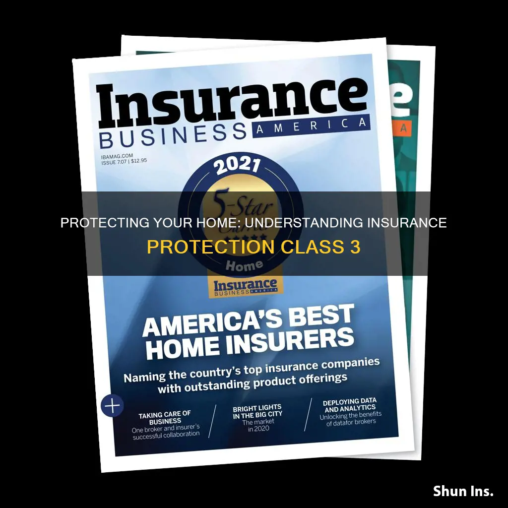 what is protection class 3 on homeowners insurance