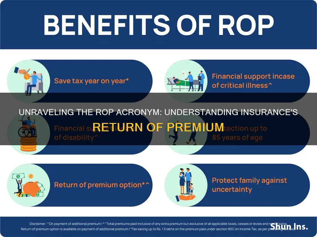 what is rop in insurance terms